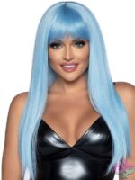 Long straight bang wig by Leg Avenue — sleek silky costume accessory