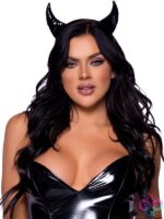 Devil Horns vinyl accessory by Leg Avenue for her lingerie looks