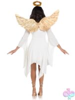 2 Piece Metallic Angel Costume Kit