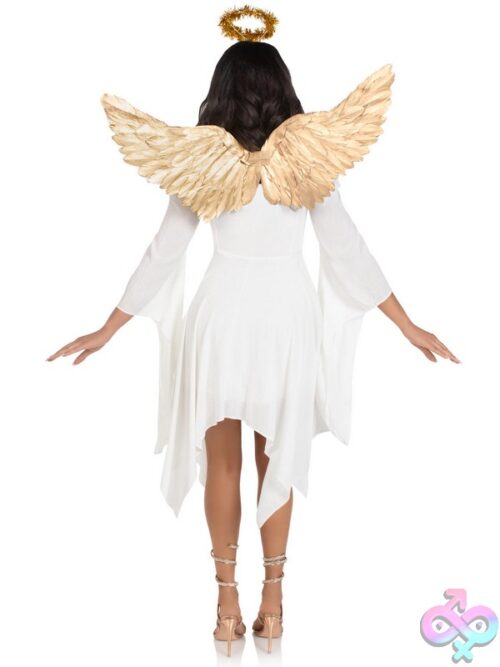 2 Piece Metallic Angel Costume Kit