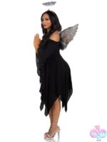 2 Piece Metallic Angel Costume Kit
