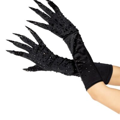 Rhinestone Claw Gloves by Leg Avenue — sexy gloves for sensation and lingerie play