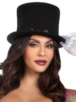 Deluxe Collapsible Top Hat lingerie accessory by Leg Avenue