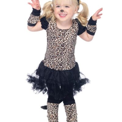 Leopard costume Girl S 5 Pc Little Leopard Costume by Leg Avenue