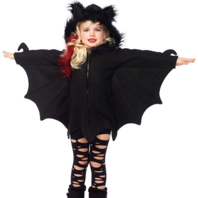 Girl S 1 Pc Cozy Bat Costume