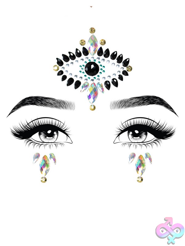 Discreet-Toys-Leg-Avenue-Costume-Eye027_01_101 Jewels Sticker And Body Glitter Packets — Divinity Face Jewels By Leg Avenue