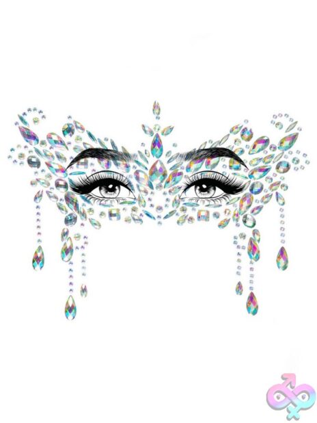 Masquerade Face Jewels Sticker