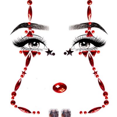 Clown Face Jewels Sticker by Leg Avenue accessories sticker for lingerie