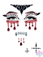 Vampire Face Jewels Sticker by Leg Avenue — gothic accessories sticker for lingerie and costume looks