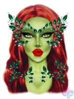 Poison Face Jewels Sticker