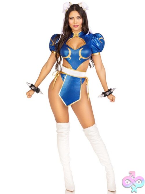 4 Piece Street Fighter Battle Chun Li Costume