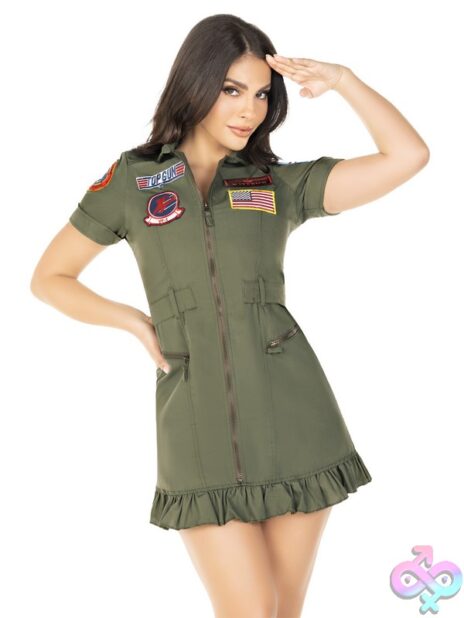 flight dress 1 Piece Top Gun Flight Dress Costume by Leg Avenue