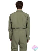 Men S 1 Pc Top Gun Flight Suit Costume