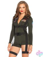 Top Gun Romper Flight Suit Costume by Leg Avenue — themed lingerie costume