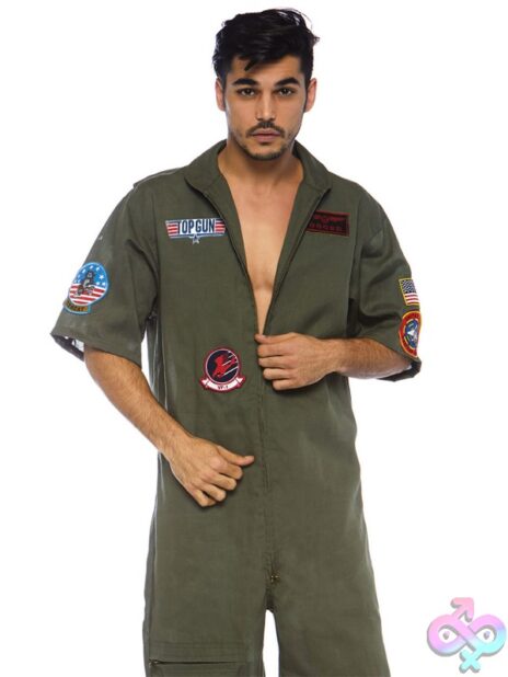 Men S PC Top Gun Pilot Costume by Leg Avenue — roleplay lingerie bodysuit