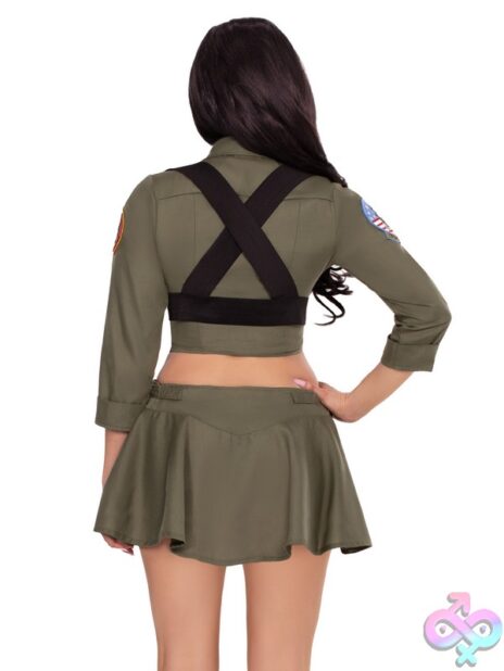 3 Piece Top Gun Fighter Pilot Costume