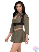 3 Piece Top Gun Fighter Pilot Costume
