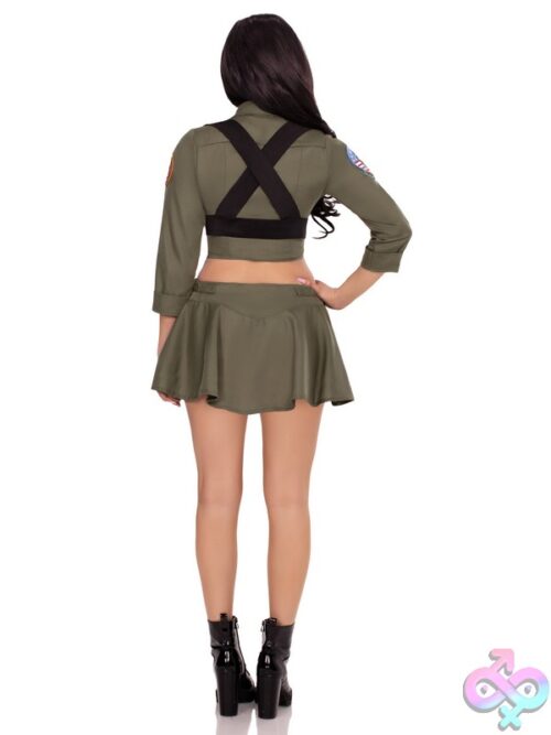 3 Piece Top Gun Fighter Pilot Costume