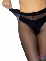 Opaque Sheer to Waist Tights Cotton Crotch
