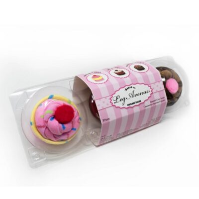 socks set 3 Piece Cupcake Socks Set by Leg Avenue