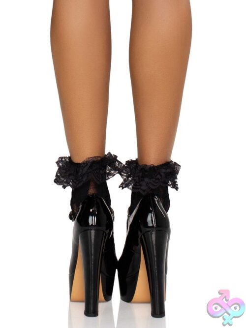 Lace Anklets Ruffle Cuff