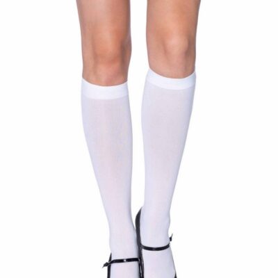 Nylon Opaque Knee Highs