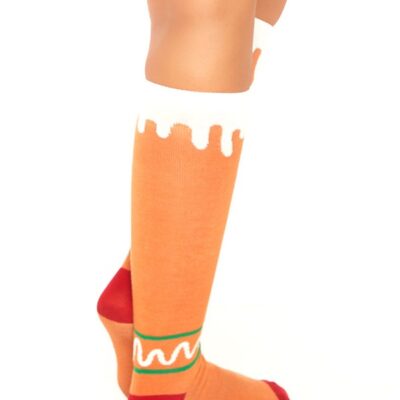 Gingerbread Man Knee High Socks