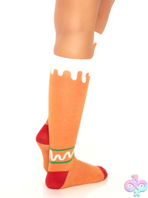 Gingerbread Man Knee High Socks