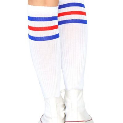 Athletic Striped Knee Highs