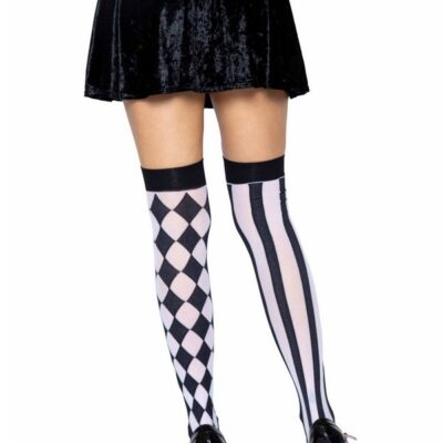Harlequin Thigh Highs