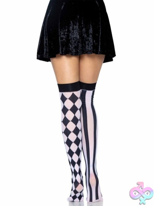 Harlequin Thigh Highs