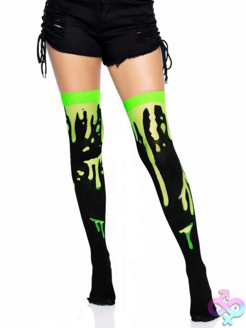 Splatter Thigh Highs
