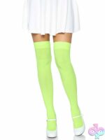Opaque Nylon Thigh Highs