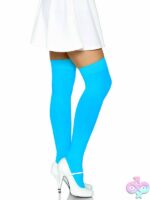 Opaque Nylon Thigh Highs