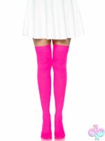 Opaque Nylon Thigh Highs