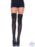Acrylic Pointelle Over the Knee Scrunch Sock by Leg Avenue