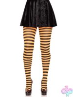 Nylon Striped Tights