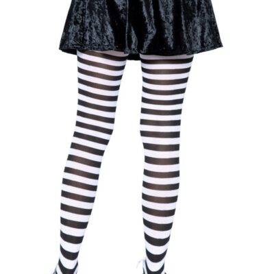 Nylon Striped Tights