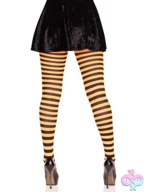 Nylon Striped Tights