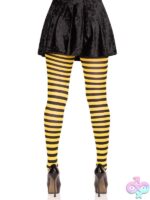 Nylon Striped Tights