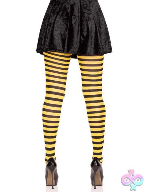 Nylon Striped Tights