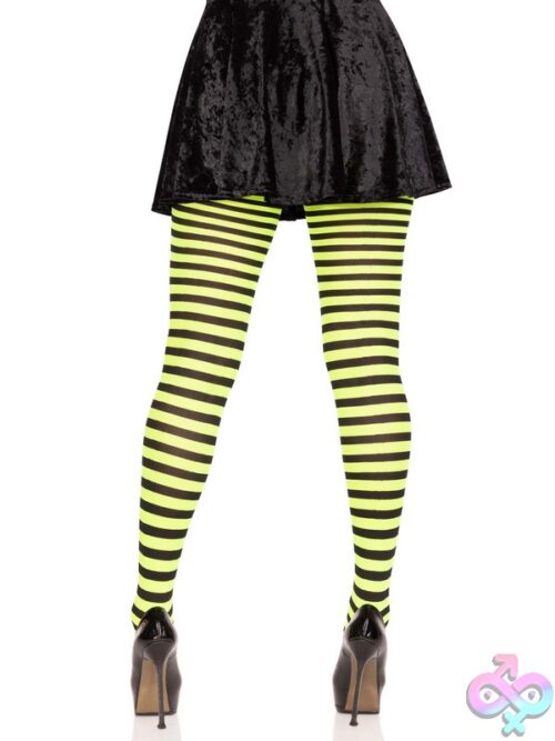 Nylon Striped Tights