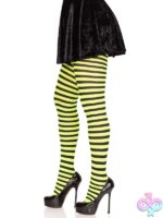 Nylon Striped Tights