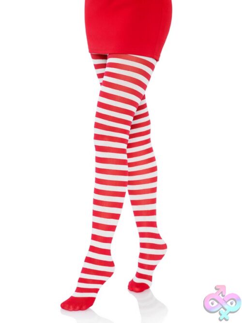 Nylon Striped Tights