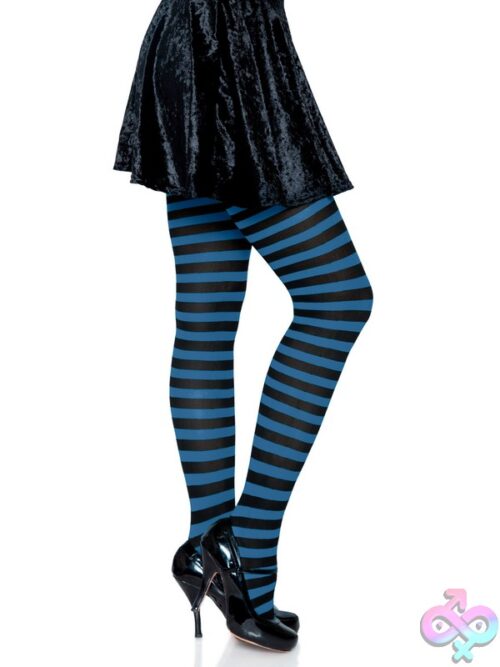 Nylon Striped Tights
