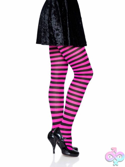 Nylon Striped Tights