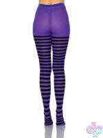 Nylon Striped Tights