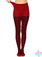 Nylon Striped Tights