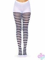 Nylon Striped Tights
