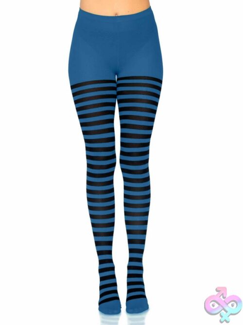 Nylon Striped Tights